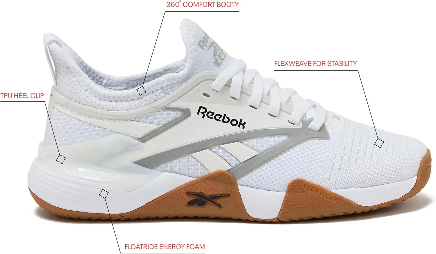 Reebok Women's Nano Court Womens Tennis Shoes, Pickleball Shoes for Women
