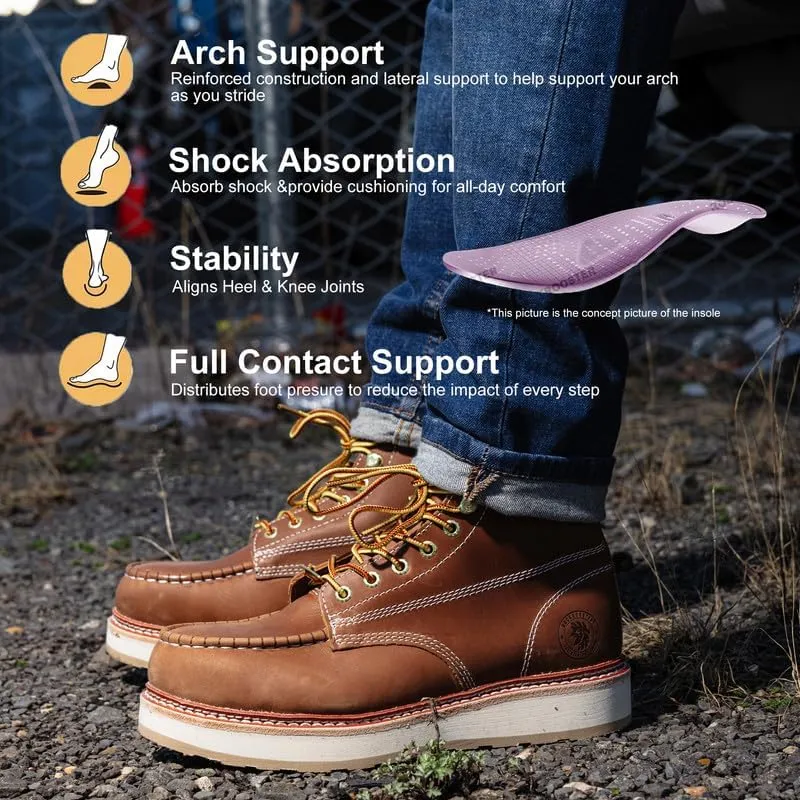 ROCKROOSTER Norwood - Steel Toe Work Boots for Men VAP621