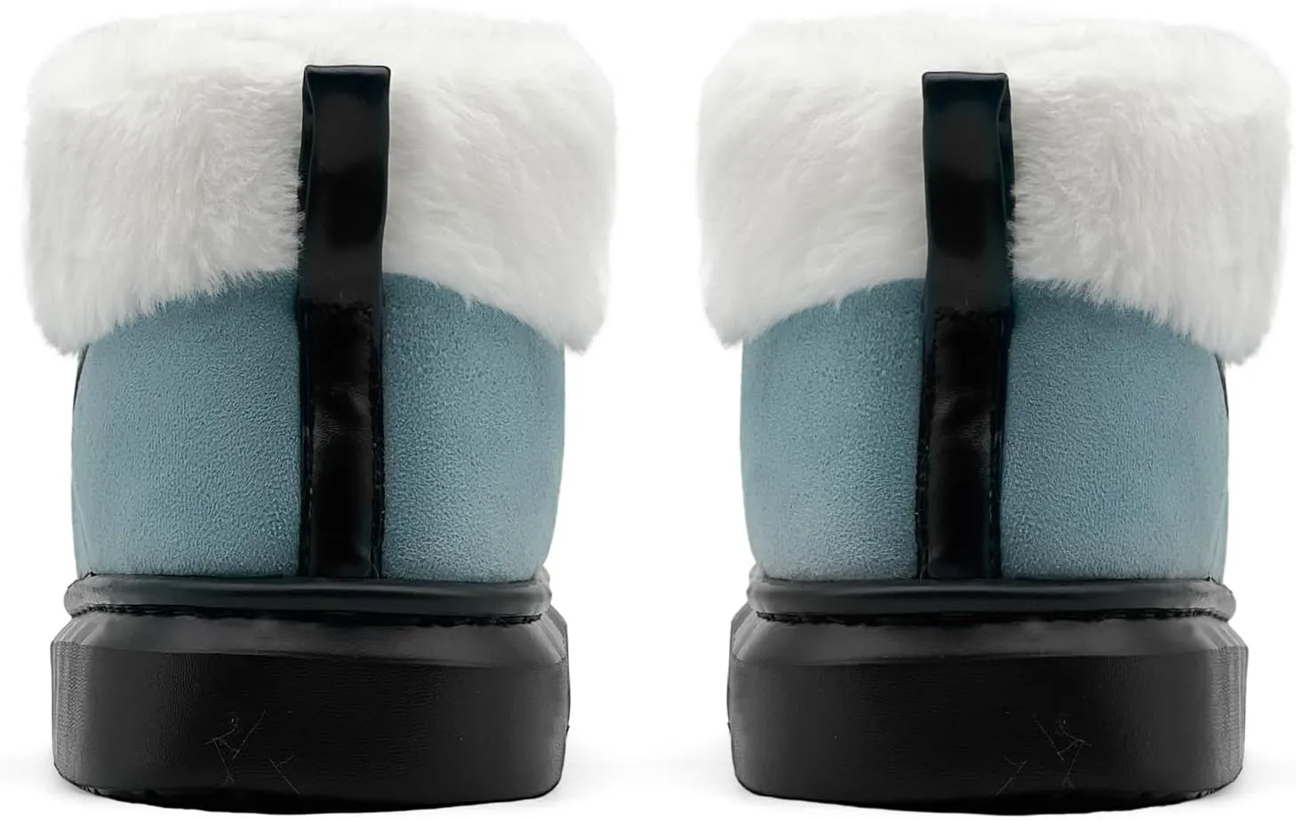 rosyclo Ankle Winter Boots for Women, Suede Faux Fur Furry Lining Warm Women's Snow Mini Boot Lightweight Anti-Slip Fuzzy Classic Memory Foam Comfort Shoes Short Booties for Indoor Outdoor