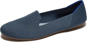 Rothy's The Loafer Women's Slip-On Shoes, Rounded-Toe Flats, Made from Recycled Plastic Bottles & Machine Washable