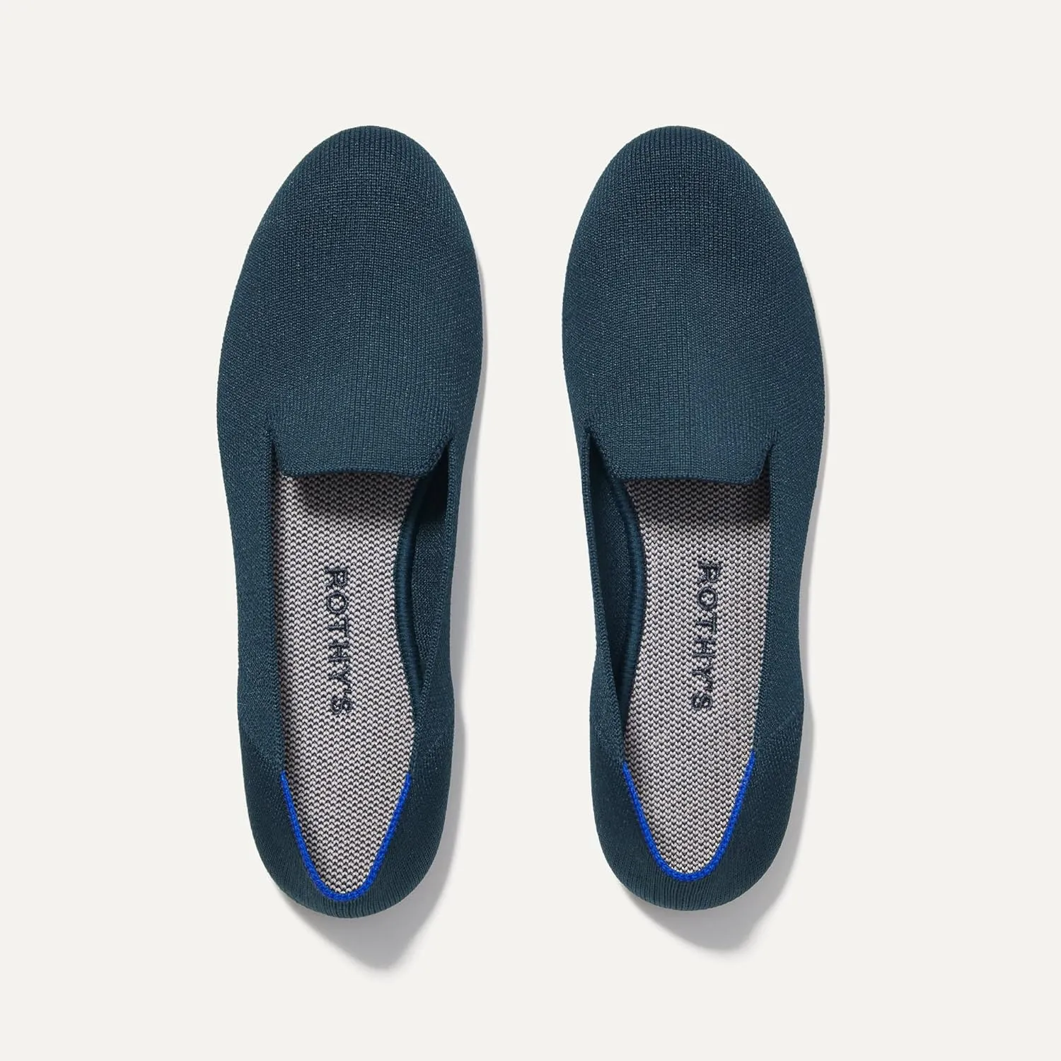 Rothy's The Loafer Women's Slip-On Shoes, Rounded-Toe Flats, Made from Recycled Plastic Bottles & Machine Washable