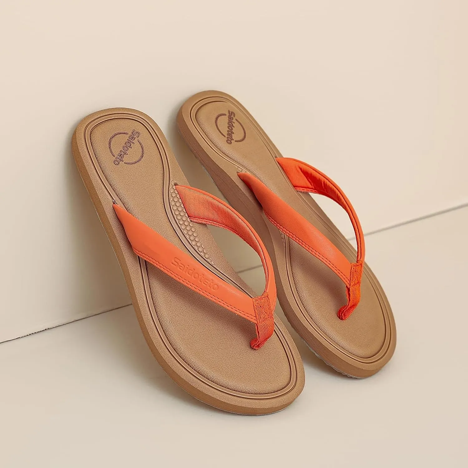 Saidoteto Women's Yoga Mat Flip Flops - Comfortable Lightweight Slip-On Sandals with Soft Thong Strap, Arch Support, and Quick-Drying, Water-Friendly Design for Summer & Beach