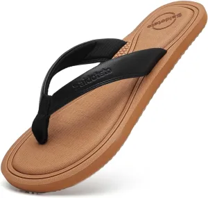 Saidoteto Women's Yoga Mat Flip Flops - Comfortable Lightweight Slip-On Sandals with Soft Thong Strap, Arch Support, and Quick-Drying, Water-Friendly Design for Summer & Beach