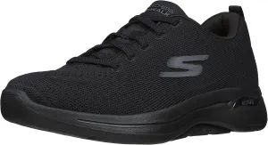 Skechers Men's Gowalk Arch Fit-Athletic Workout Walking Shoe with Air Cooled Foam Sneakers, Black 2, 7.5 X-Wide