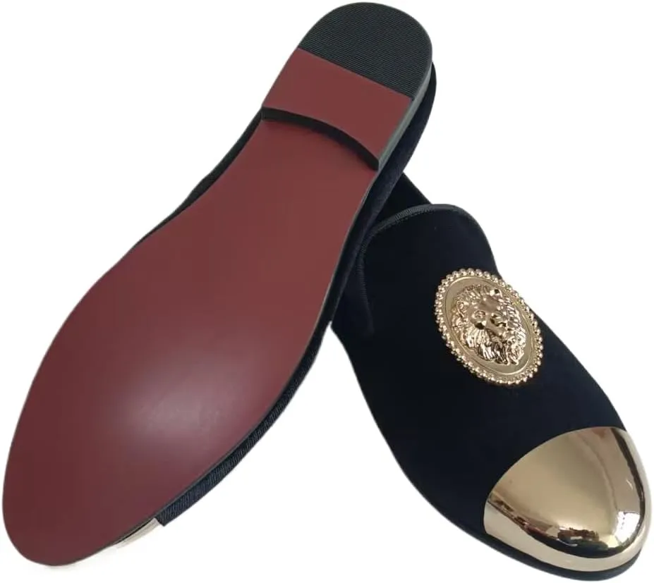 Slip On Formal Dress Shoes Men Velvet Tuxedo Loafers