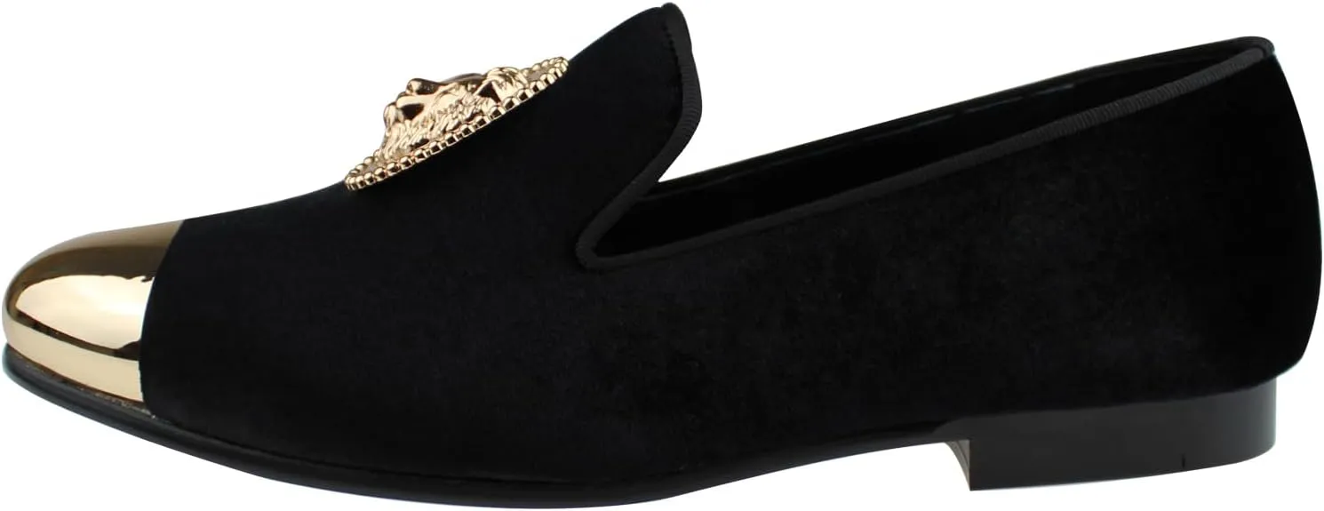 Slip On Formal Dress Shoes Men Velvet Tuxedo Loafers