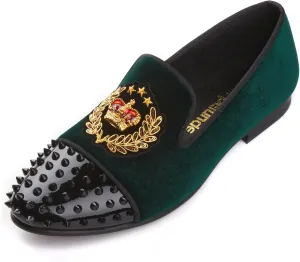 Slip On Formal Wedding Shoes Tuxedo Velvet Loafers Prom Dress Slippers
