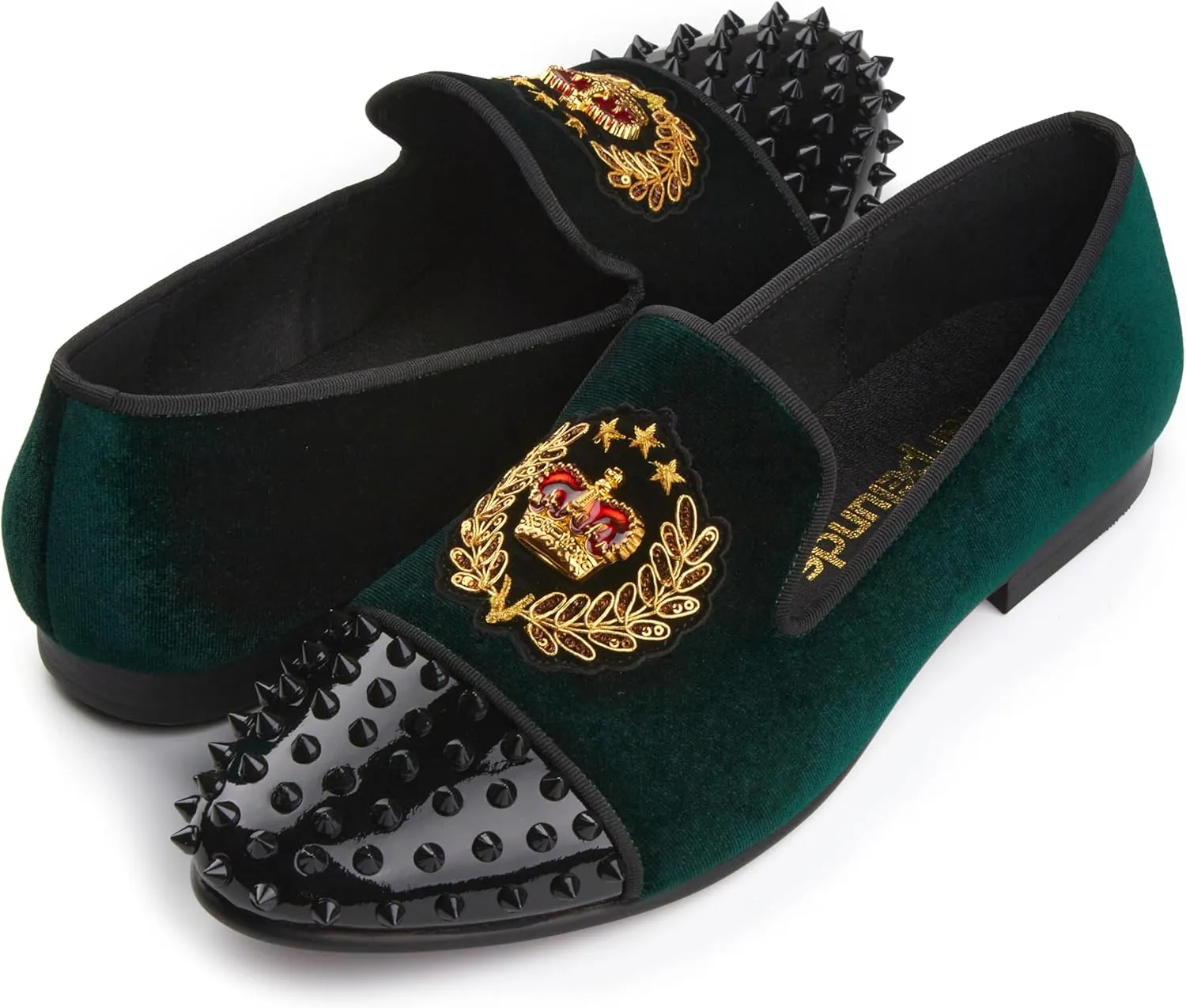 Slip On Formal Wedding Shoes Tuxedo Velvet Loafers Prom Dress Slippers