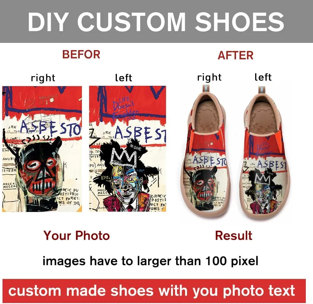 Slip On Loafers for Women Art Painted Travel Walking Shoes Casual Lightweight Fashion Sneaker