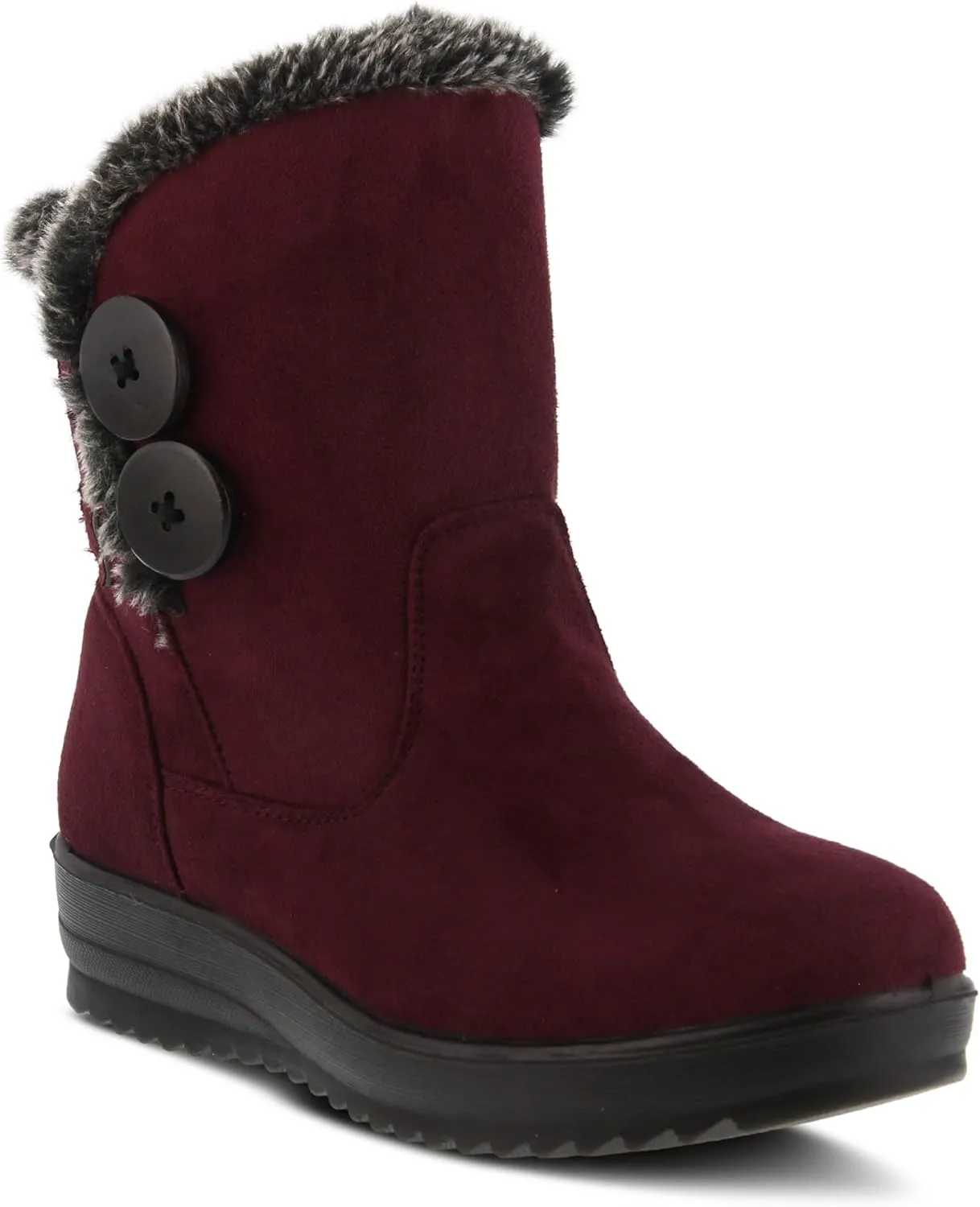Spring Step Istra Ankle Boots for Women - Fashionable Womens Winter Boots - Womens Ankle Booties with Button Closure