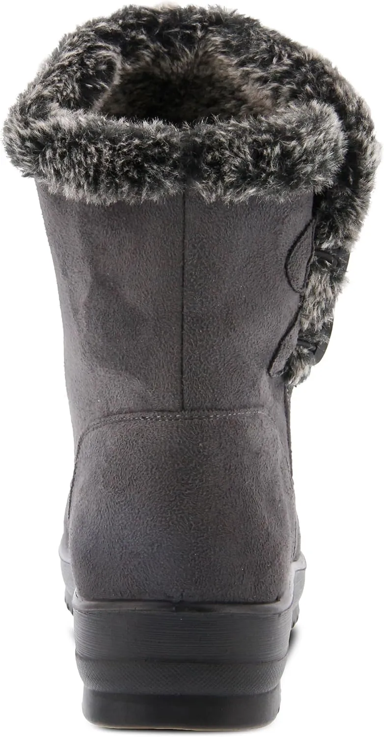 Spring Step Istra Ankle Boots for Women - Fashionable Womens Winter Boots - Womens Ankle Booties with Button Closure
