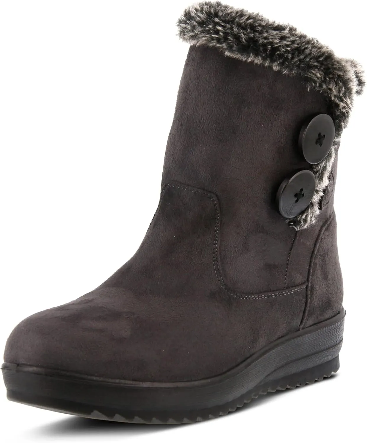 Spring Step Istra Ankle Boots for Women - Fashionable Womens Winter Boots - Womens Ankle Booties with Button Closure