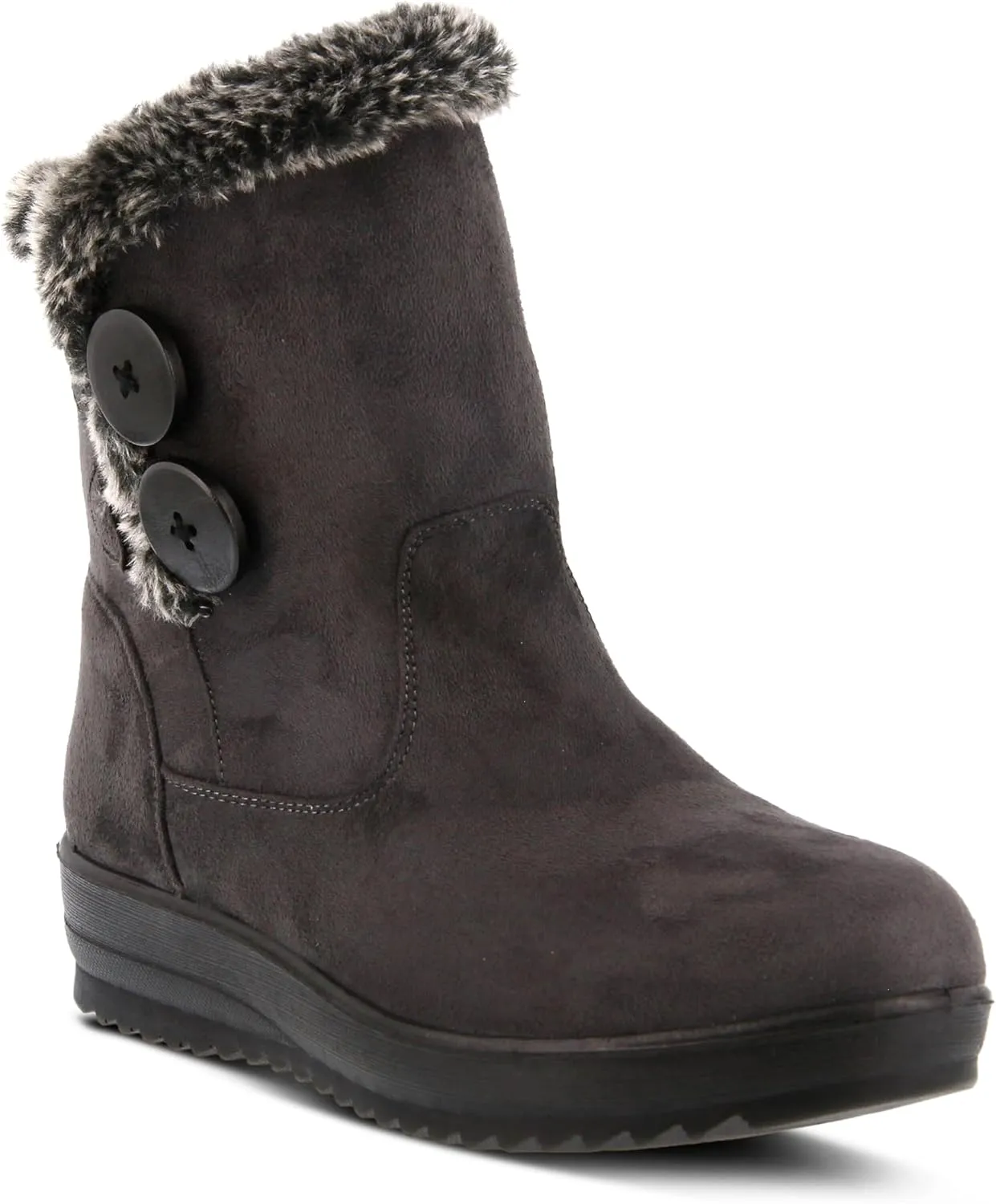 Spring Step Istra Ankle Boots for Women - Fashionable Womens Winter Boots - Womens Ankle Booties with Button Closure