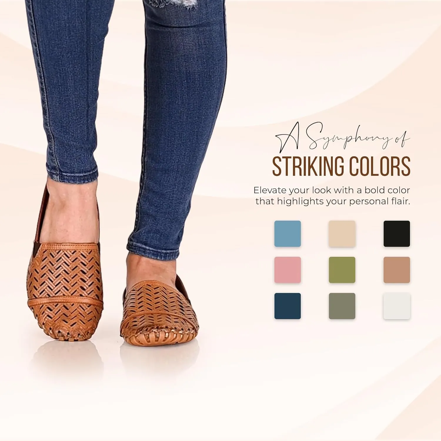 Spring Step Kapri Women's Leather Loafers with Arch Support & Removable Insole