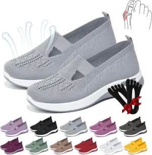 Stanceflex Shoes for Women, Orthopedic All-Day Comfort Sneakers, Women Wide Width Breathable Walking Comfortable Slip on Sneakers
