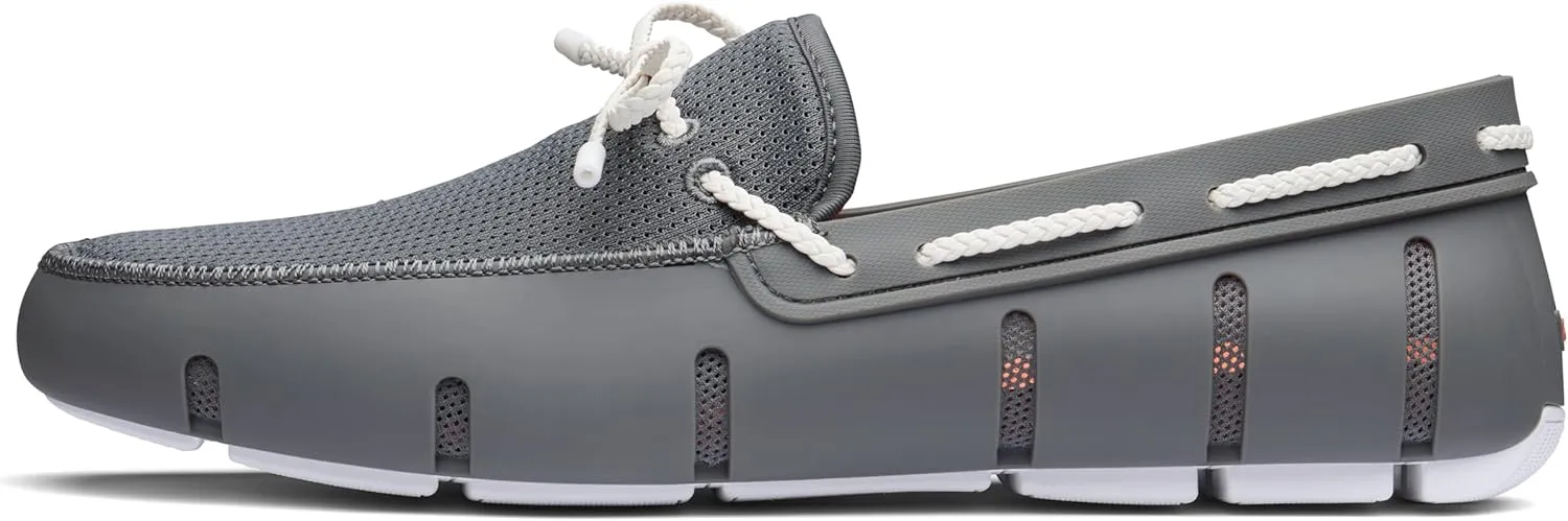 SWIMS Mens Loafers, Braided Lace Casual Slip-Ons Shoes, Fashion Shoe for Beach