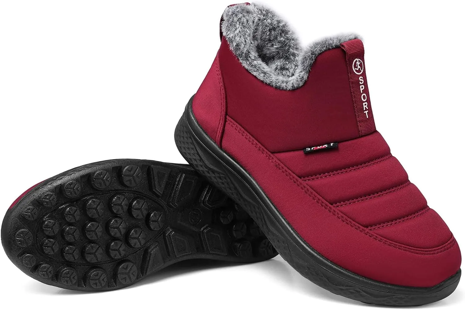 SWQZVT Winter Boots For Women Snow: Non Slip Winter Boot Ankle Outdoor Comfortable Resistant Flat Booties