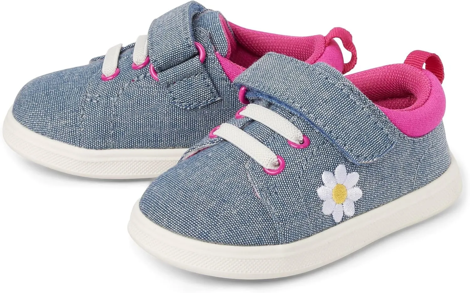 The Children's Place Baby-Girl's and Newborn First Steps Sneakers Walker Shoe