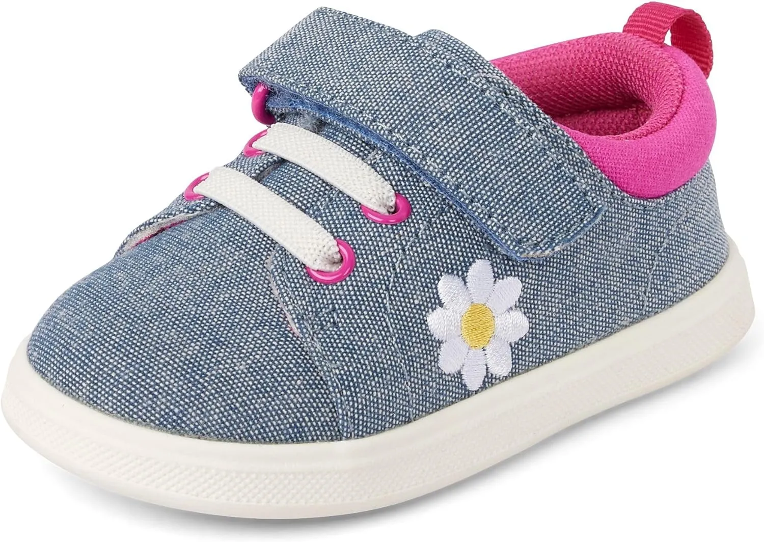 The Children's Place Baby-Girl's and Newborn First Steps Sneakers Walker Shoe