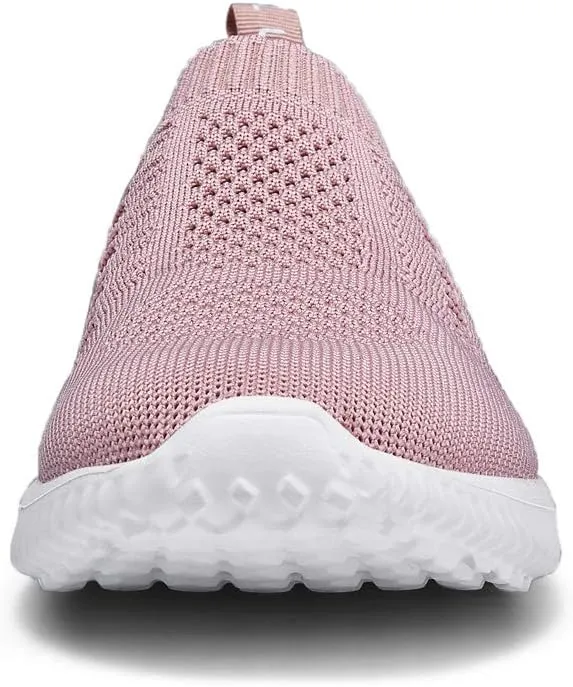 TIOSEBON Women's Athletic Walking Shoes Slip On Casual Mesh-Comfortable Tennis Workout Sneakers