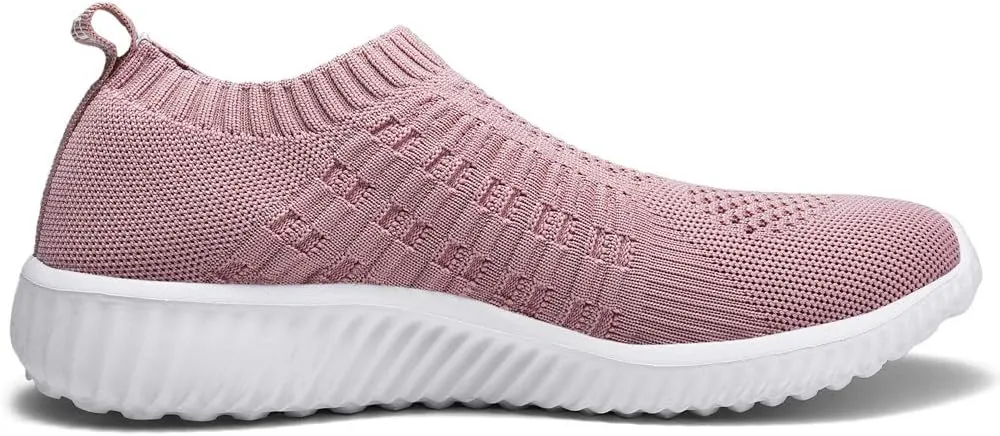 TIOSEBON Women's Athletic Walking Shoes Slip On Casual Mesh-Comfortable Tennis Workout Sneakers