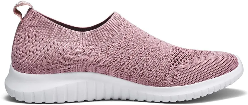 TIOSEBON Women's Athletic Walking Shoes Slip On Casual Mesh-Comfortable Tennis Workout Sneakers