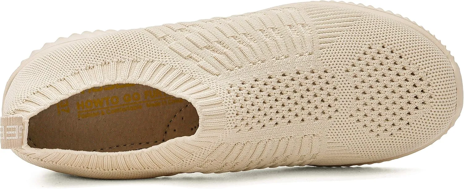 TIOSEBON Women's Athletic Walking Shoes Slip On Casual Mesh-Comfortable Tennis Workout Sneakers