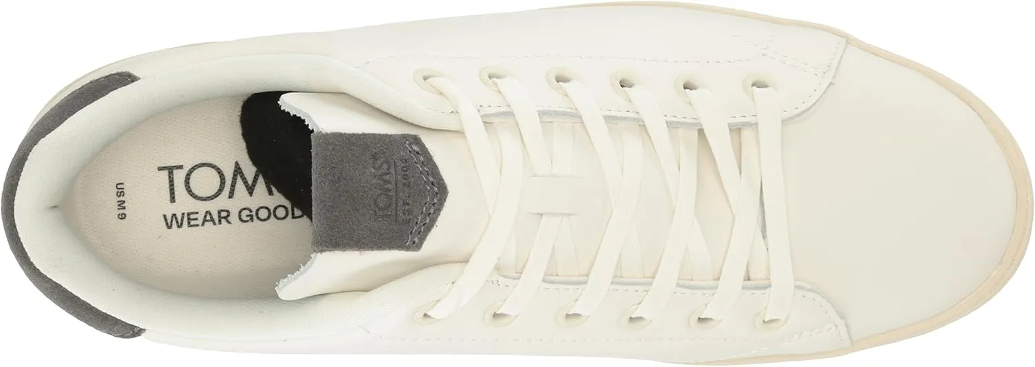 TOMS Mens Travel Lite Low Lace Up Sneakers Shoes Casual - Black