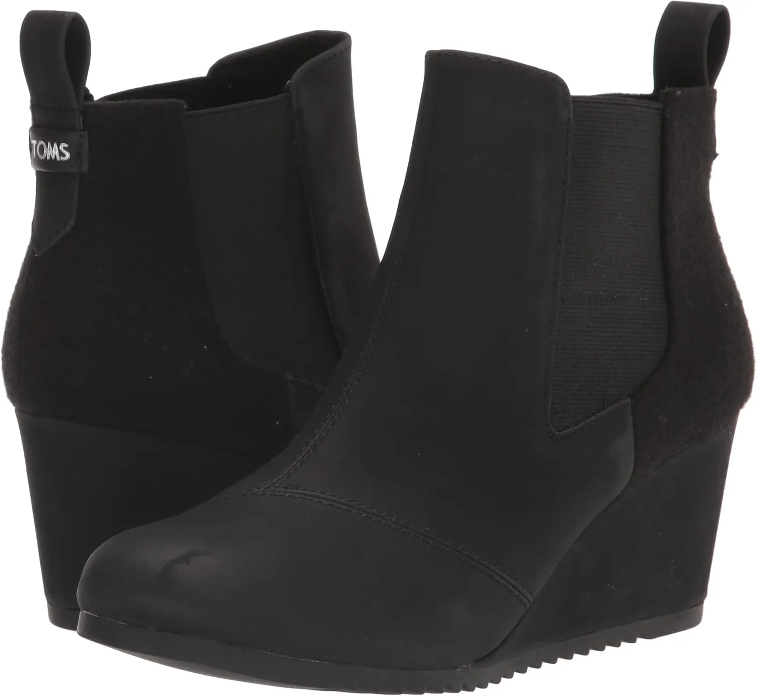 TOMS Women's Bailey Ankle Boots,Suede/Textile/Leather – Booties for Women