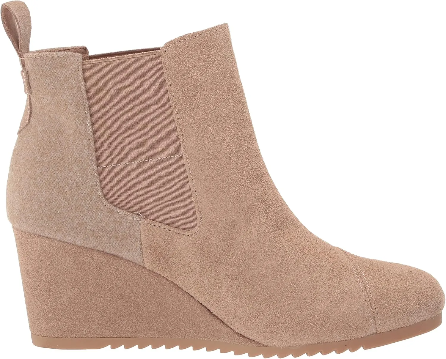 TOMS Women's Bailey Ankle Boots,Suede/Textile/Leather – Booties for Women