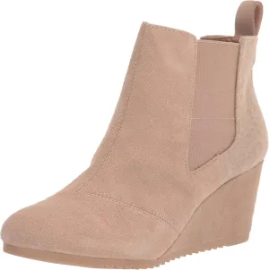 TOMS Women's Bailey Ankle Boots,Suede/Textile/Leather – Booties for Women