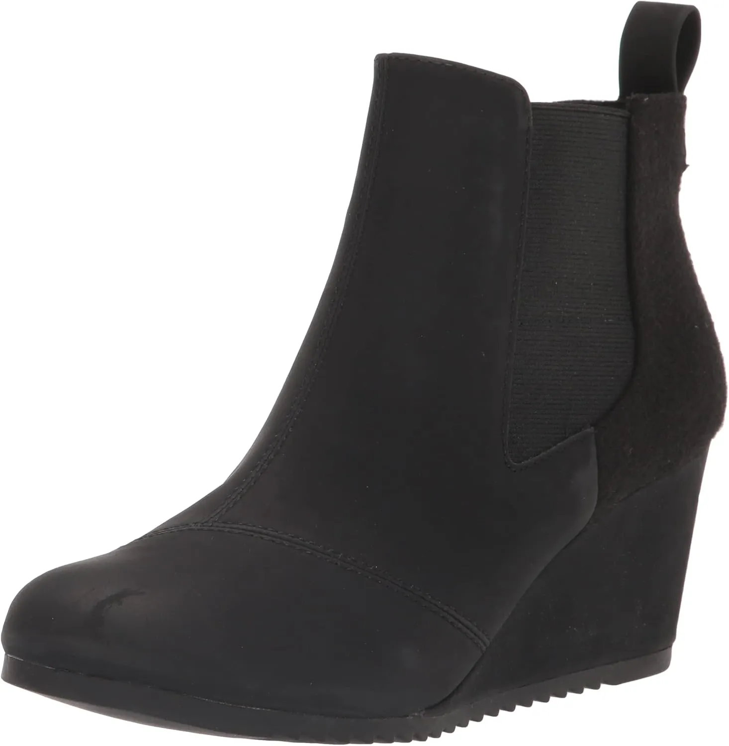TOMS Women's Bailey Ankle Boots,Suede/Textile/Leather – Booties for Women