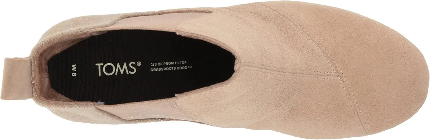 TOMS Women's Bailey Ankle Boots,Suede/Textile/Leather – Booties for Women