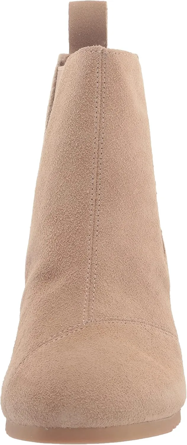TOMS Women's Bailey Ankle Boots,Suede/Textile/Leather – Booties for Women