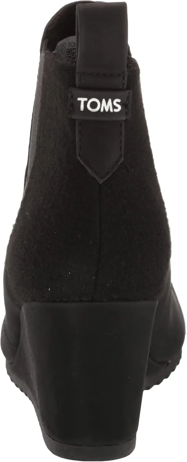 TOMS Women's Bailey Ankle Boots,Suede/Textile/Leather – Booties for Women