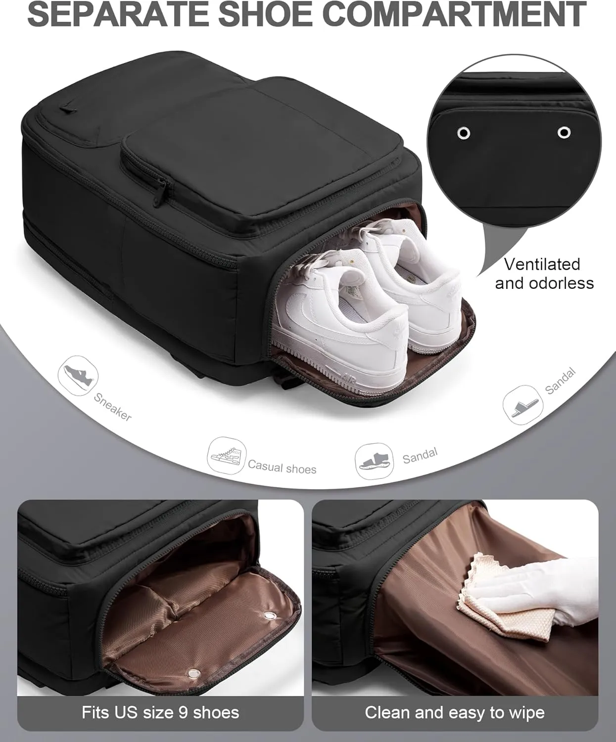 Travel Backpack For Women,Carry On Backpack Airline Approved,Laptop Work Backpacks For Men,Personal Item Travel Bag