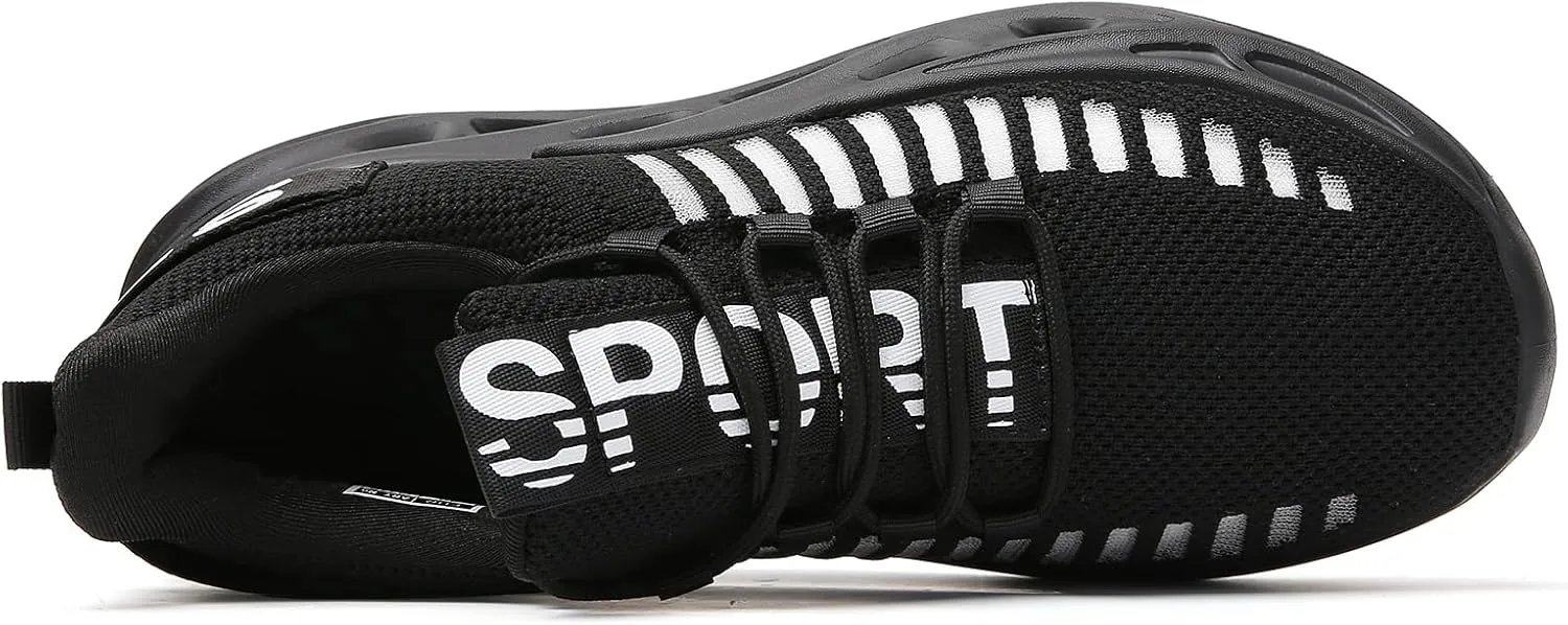 TSIODFO Men's Walking Shoes Slip On Athletic Running Tennis Sneakers