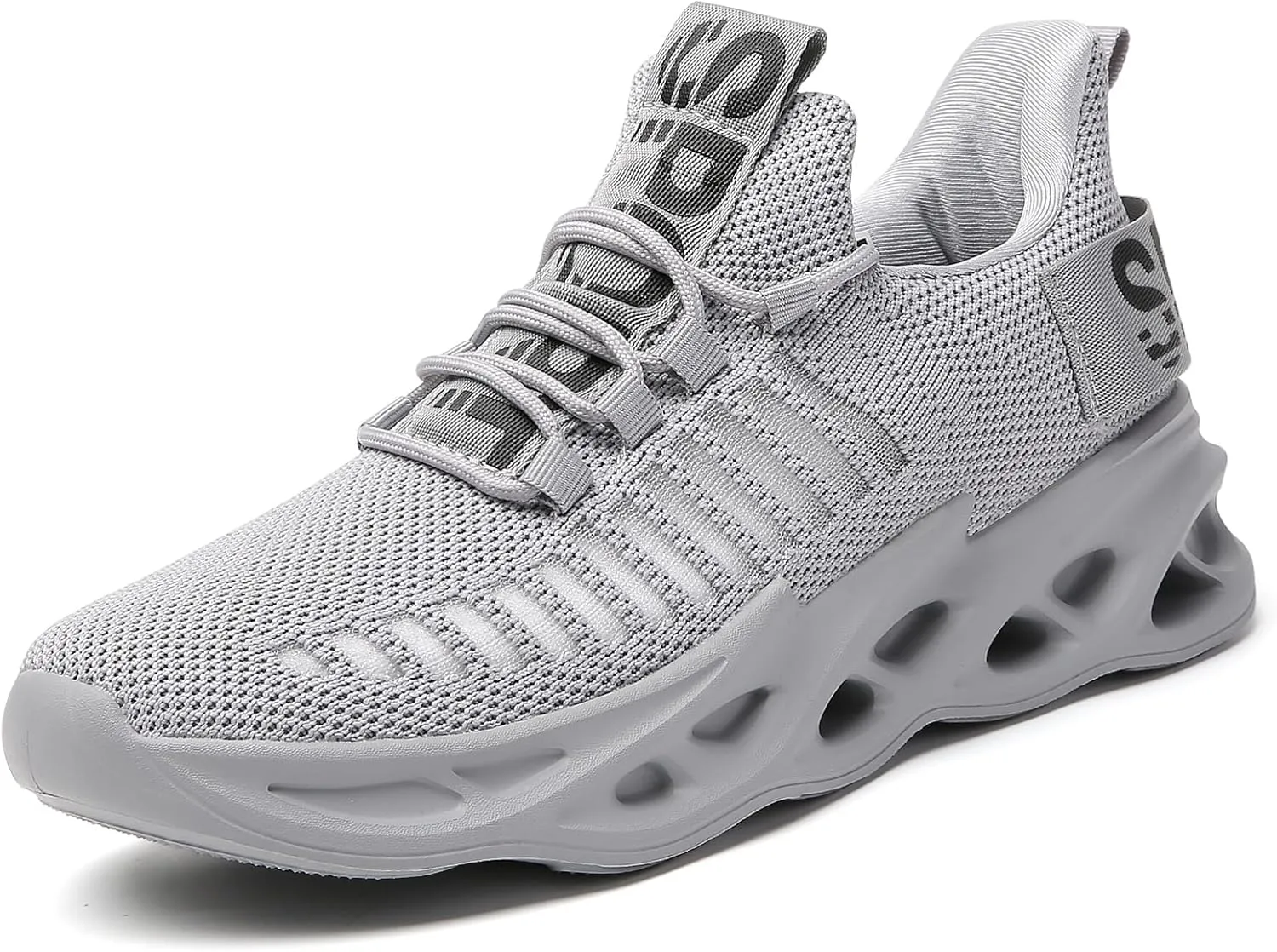 TSIODFO Men's Walking Shoes Slip On Athletic Running Tennis Sneakers