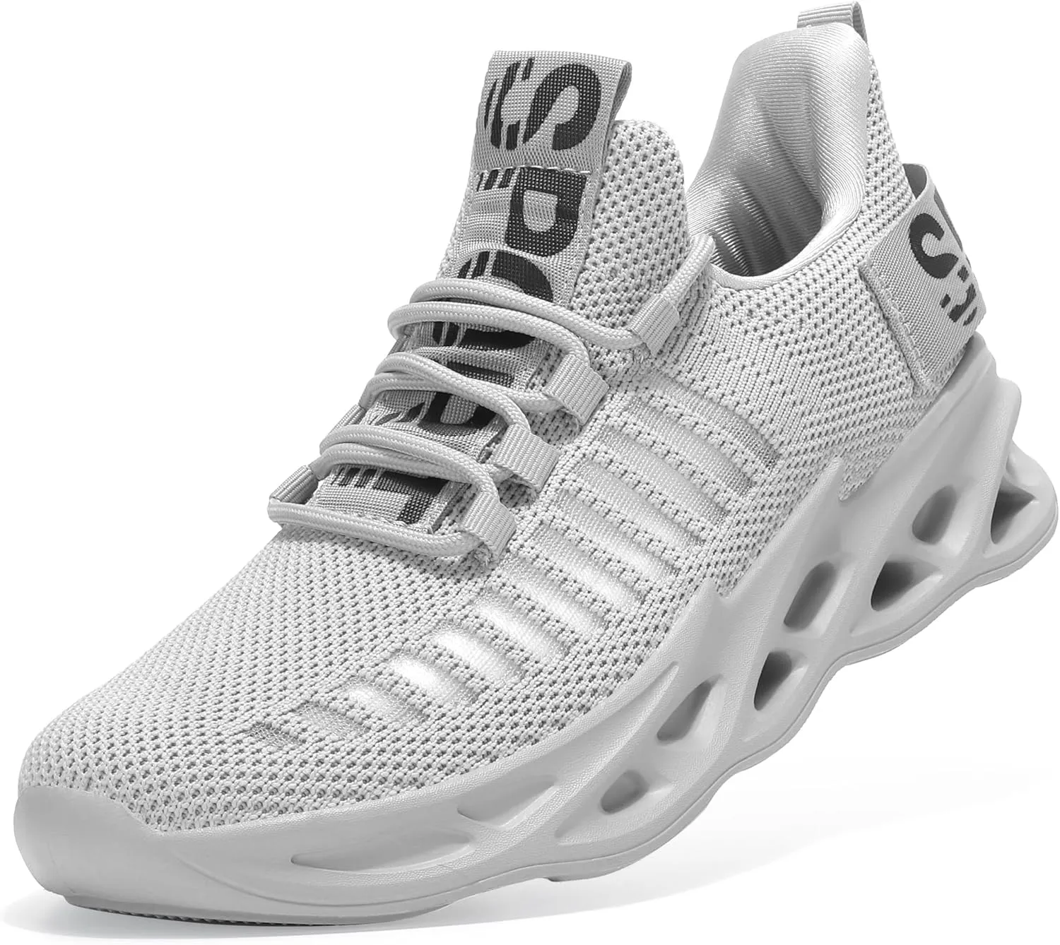 TSIODFO Men's Walking Shoes Slip On Athletic Running Tennis Sneakers