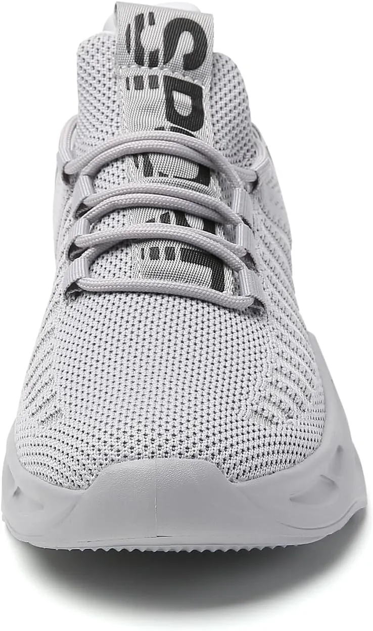 TSIODFO Men's Walking Shoes Slip On Athletic Running Tennis Sneakers