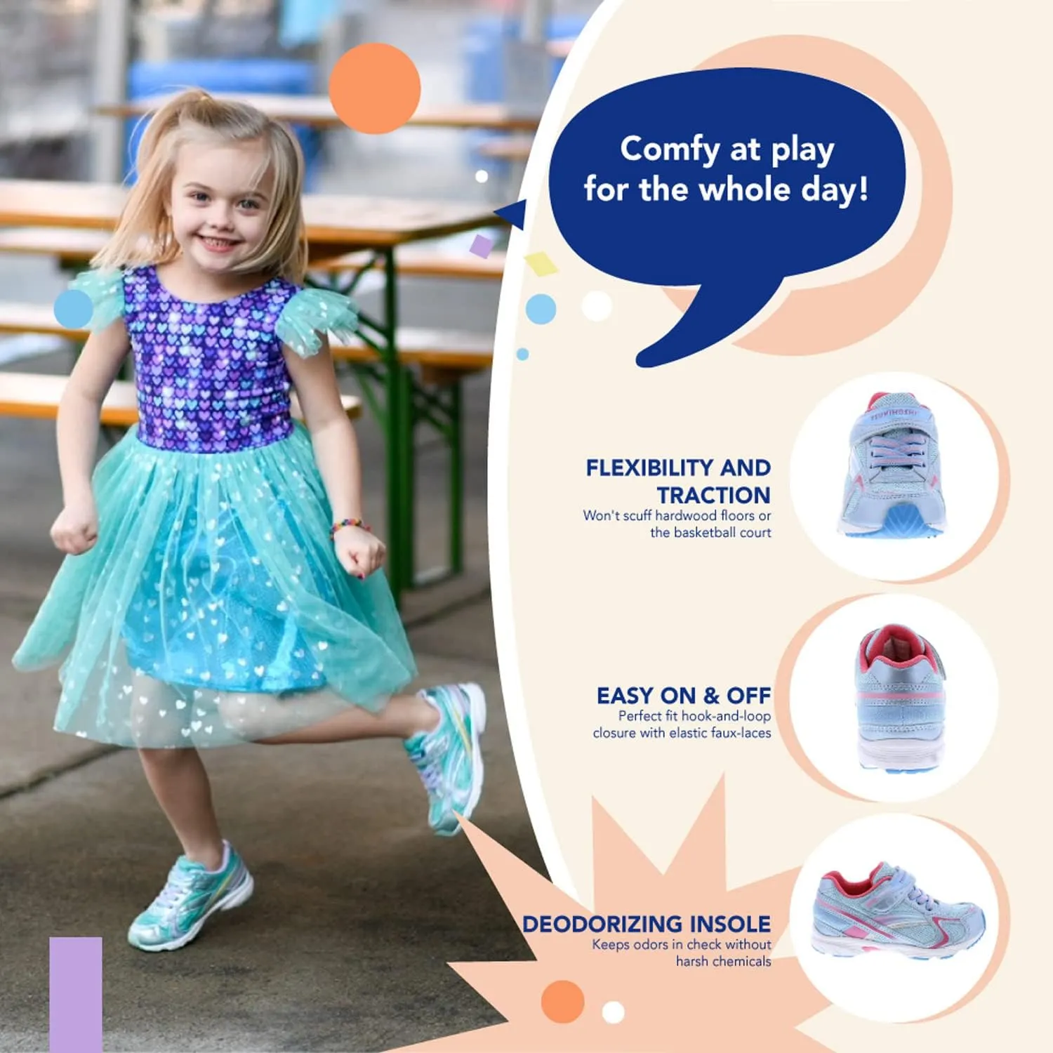 TSUKIHOSHI Girl's Glitz (Toddler/Little Kid) Sneaker