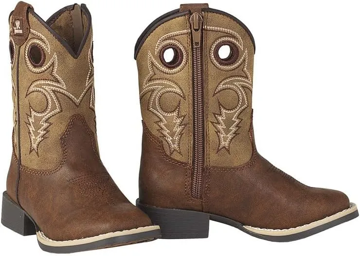 Twister Western Boots Boys Jasper Pull Holes Side Zipper 4413702