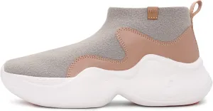 UIN Women's High Top Knitted Chunky Sneakers Casual Lightweight Comfort Dad Shoes Palma Ⅱ