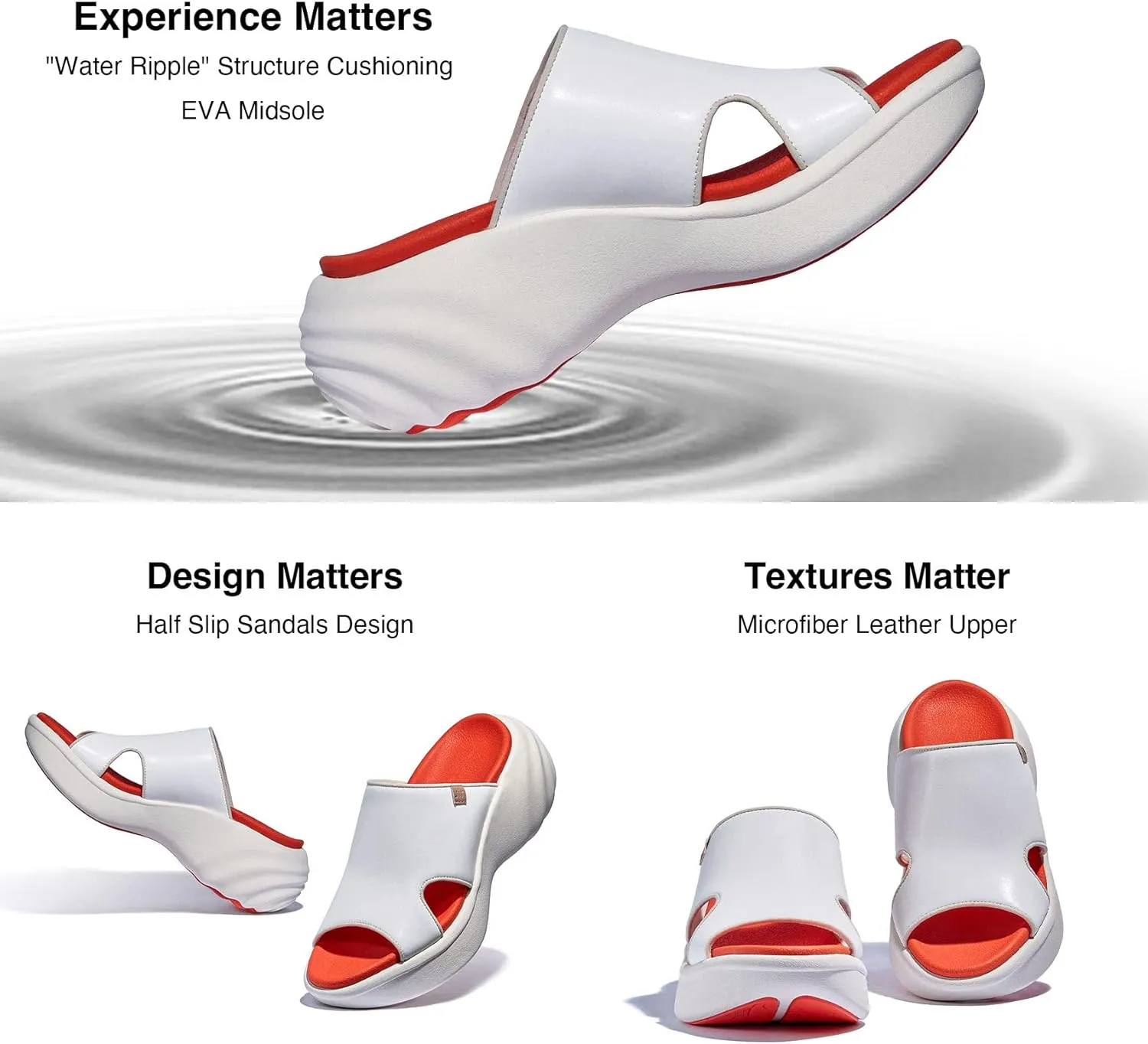 UIN Women's Summer Chunky Platform Slide Wedges Sandal Comfortable Art Travel Shoes Sitges Ⅲ