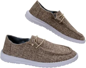 Unisex Aztec Pattern Canvas Loafers Elastic Strips Closure Slip-on Sneakers Comfort Easy-Walking Boat Couple Shoes Ultralight Breathable Sports Shoes for Women/Men Adults/Teenagers, Green/Blue/Yellow