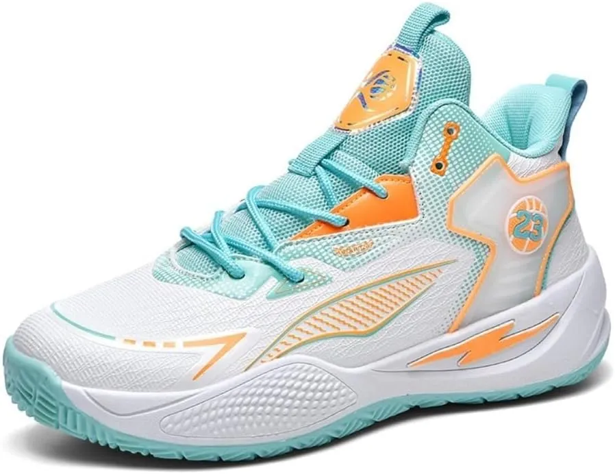 Unisex Basketball Shoes High top Lightweight Fashionable Non Slip Teenage Couple Sports Boots