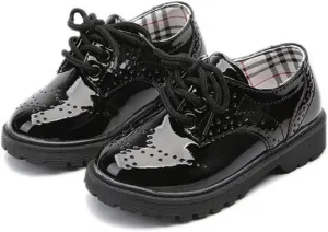 Unisex Kids' Classic Lace-Up Oxford Shoes, Comfortable School Uniform Dress Loafers (Toddler/Little Kid/Big Kid)