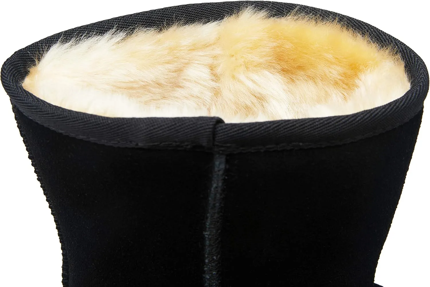 Vepose Women's Winter Snow Boots Warm Fur Mid Calf Tall Suede Fuzzy Slip on Shoes