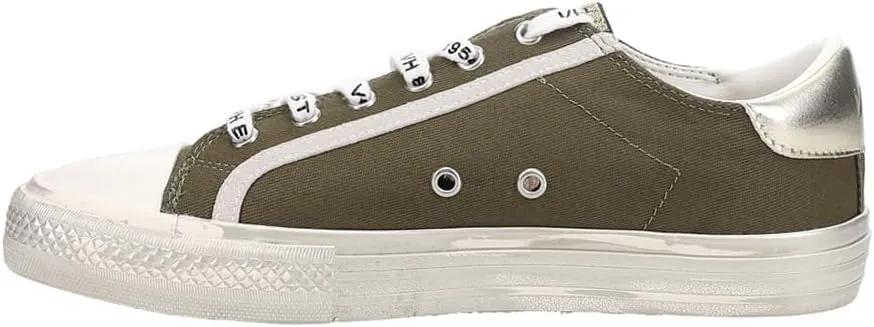 Vintage Havana Womens Alive Metallic Glitter Slip On Sneakers Shoes Casual - Gold, Green