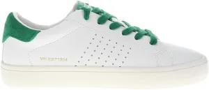 Vintage Havana Womens Original Perforated Lace Up Sneakers Shoes Casual - Green, White